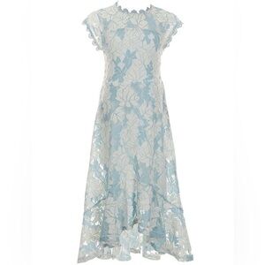 Poppies & Roses Lace High-Low Dress